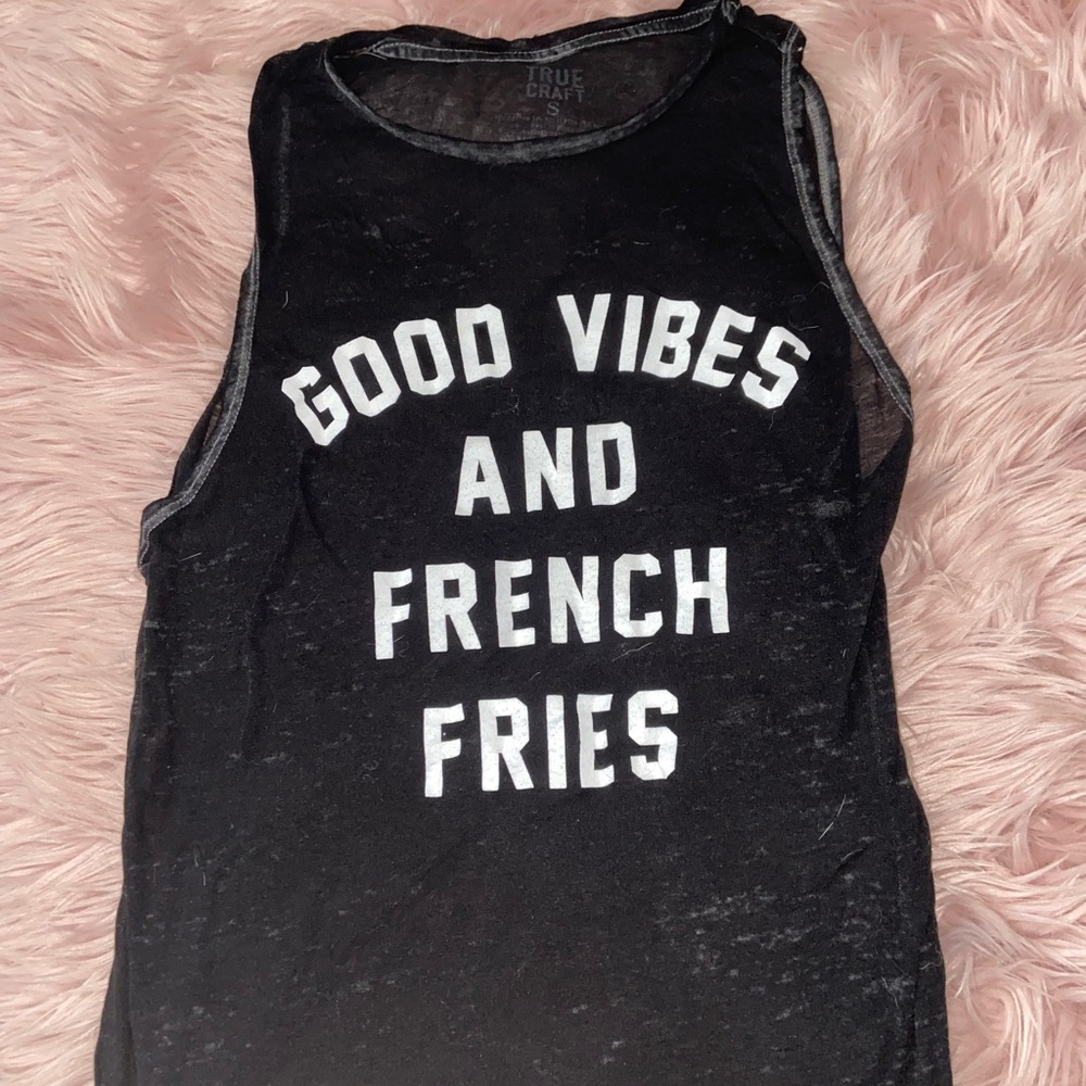 Black light weight tank top.